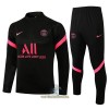 Paris Saint-Germain Trainings Sweatshirt Pak Quarter-zip 2022-23 Zwarte - Kids